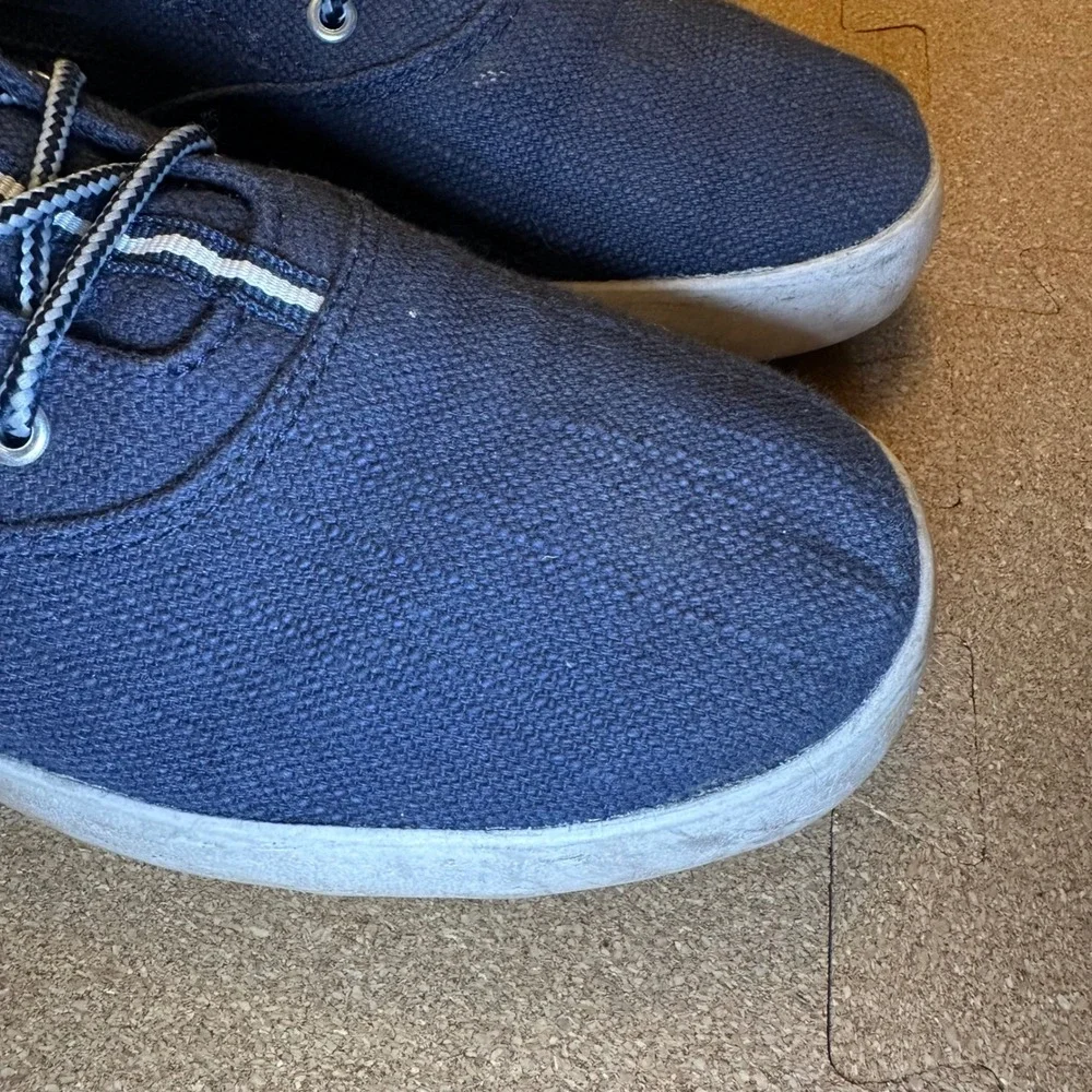 Sperry Top-Sider Striper‎ II CVO Navy Blue Canvas Sneakers Mens 7M STK263483